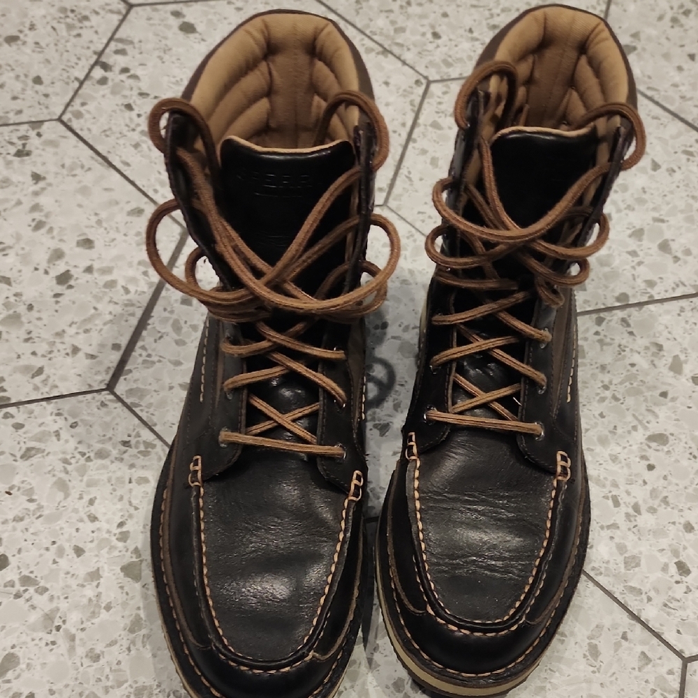 Sperry Topsider Leather Boots EUC